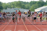 Darren McCluskey in 110 HH Trials at MOC