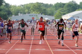 Darren McCluskey in 110 HH Trials at MOC
