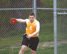 Nick LaRoche flinging the disc
