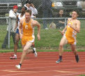 Alex Whirledge and Brett Wintermute in 4 X 100