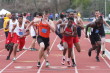 Brandon Rapp anchors the 4 X 100m