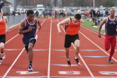 John Barr in 100m Dash
